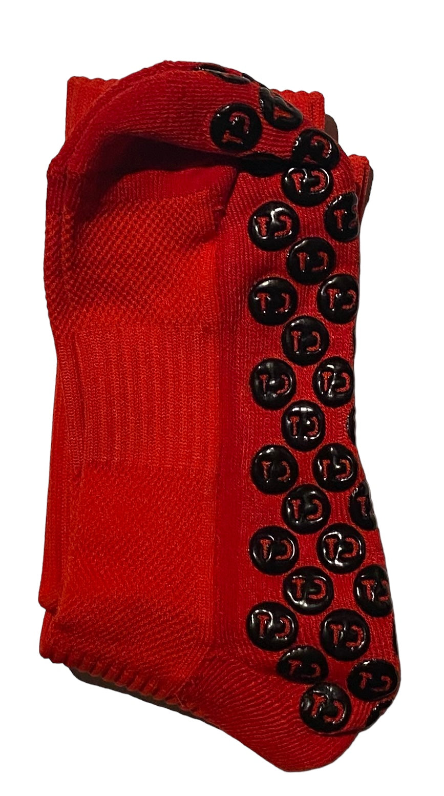 Chaussette antiderapante rouge TP
