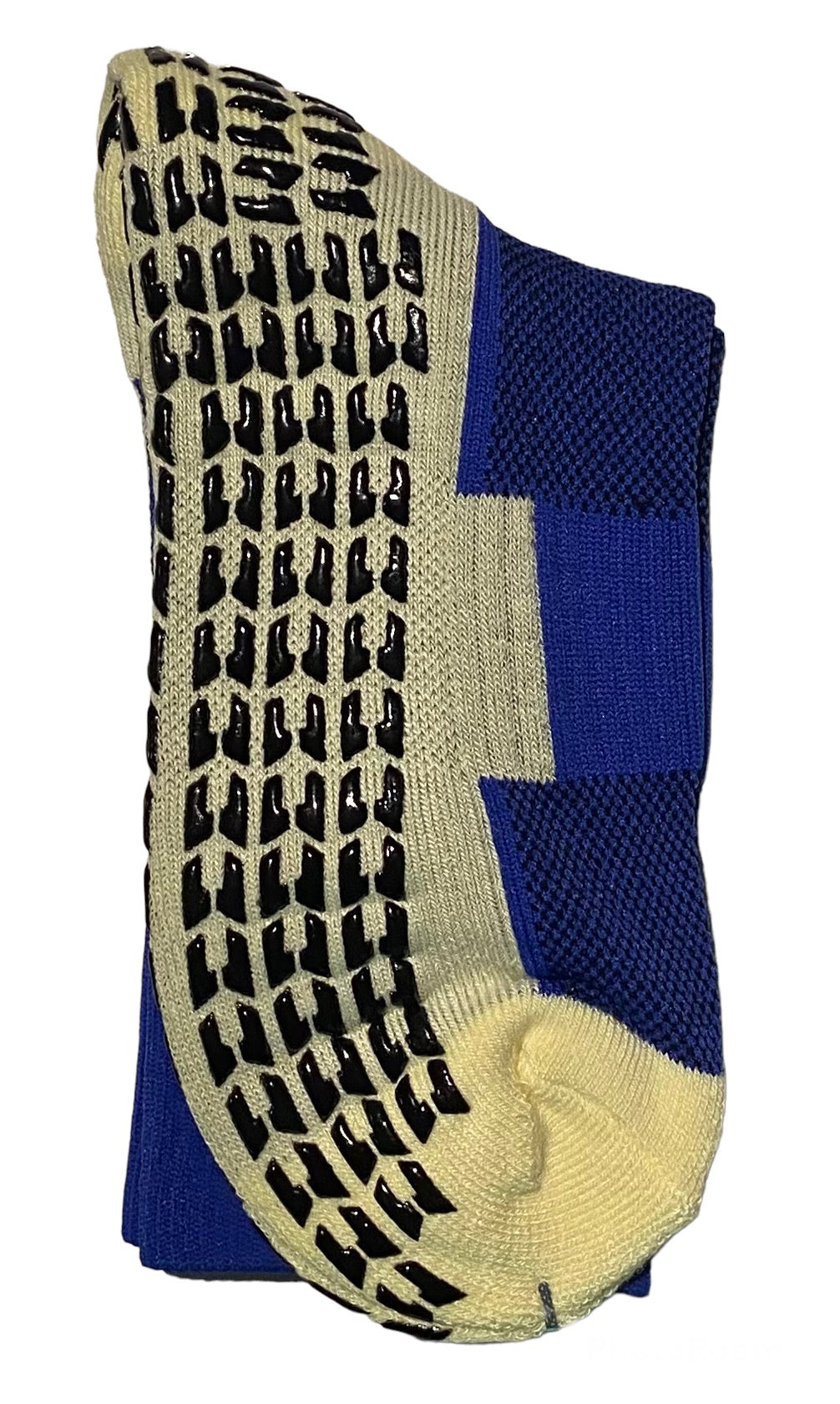 Chaussette antiderapante bleu